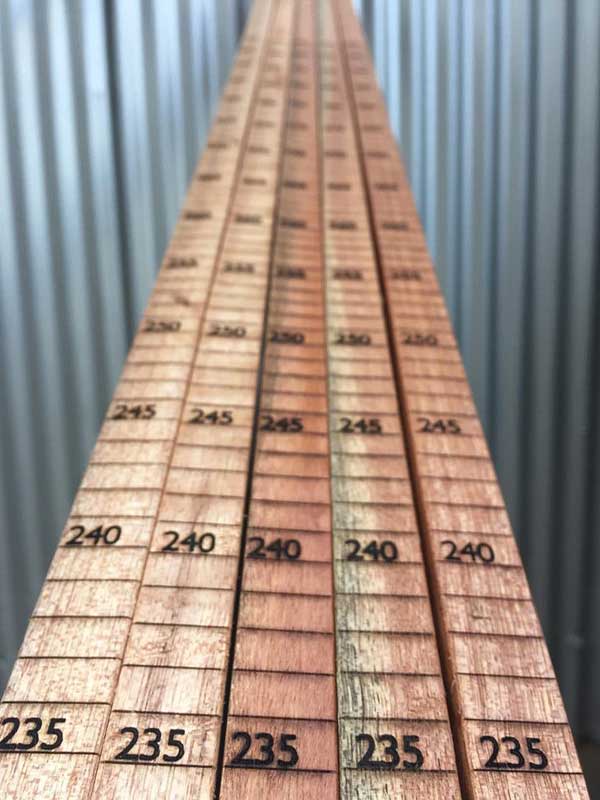 Wooden dip stick